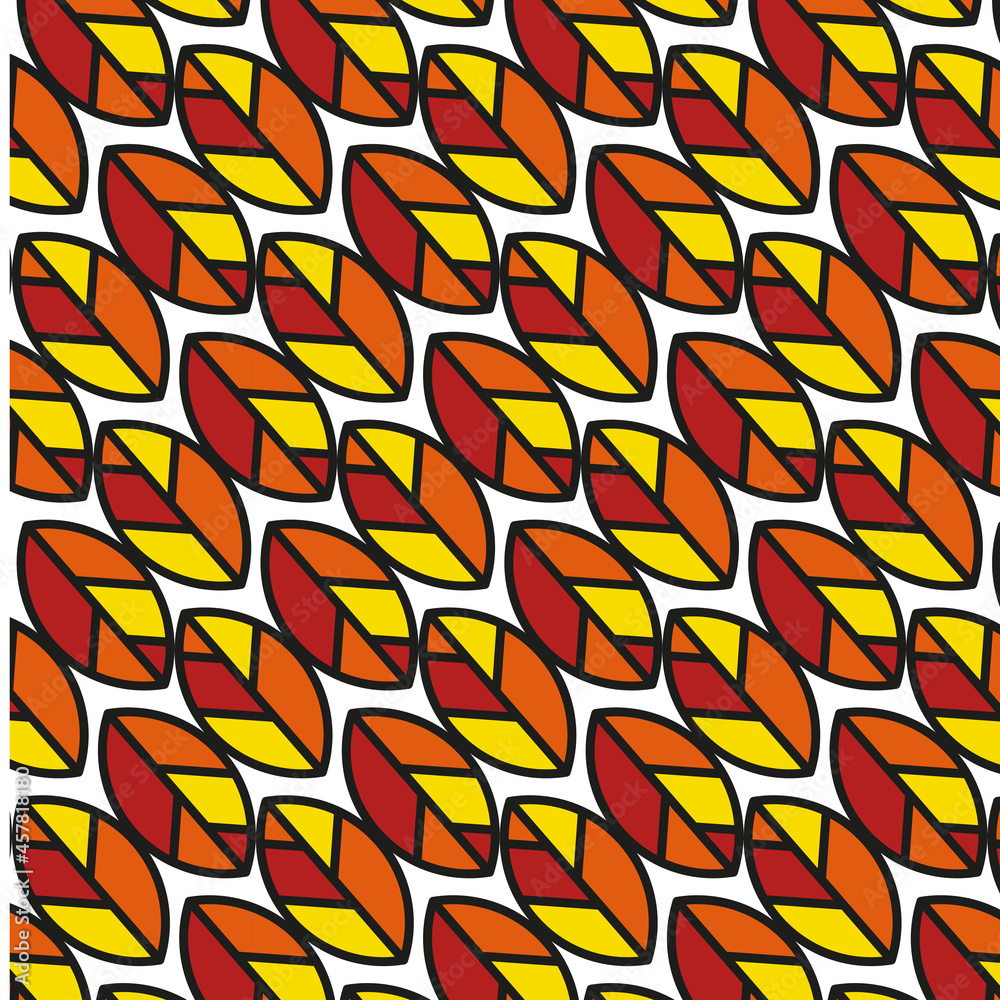 geometric autumn pattern geometric autumn pattern