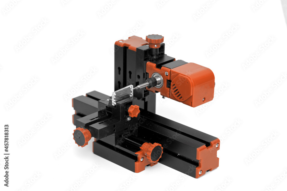 Small diy milling machine for education and hobby