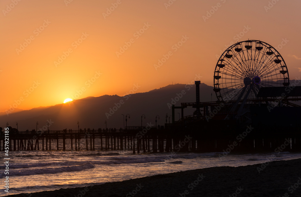 sunset california