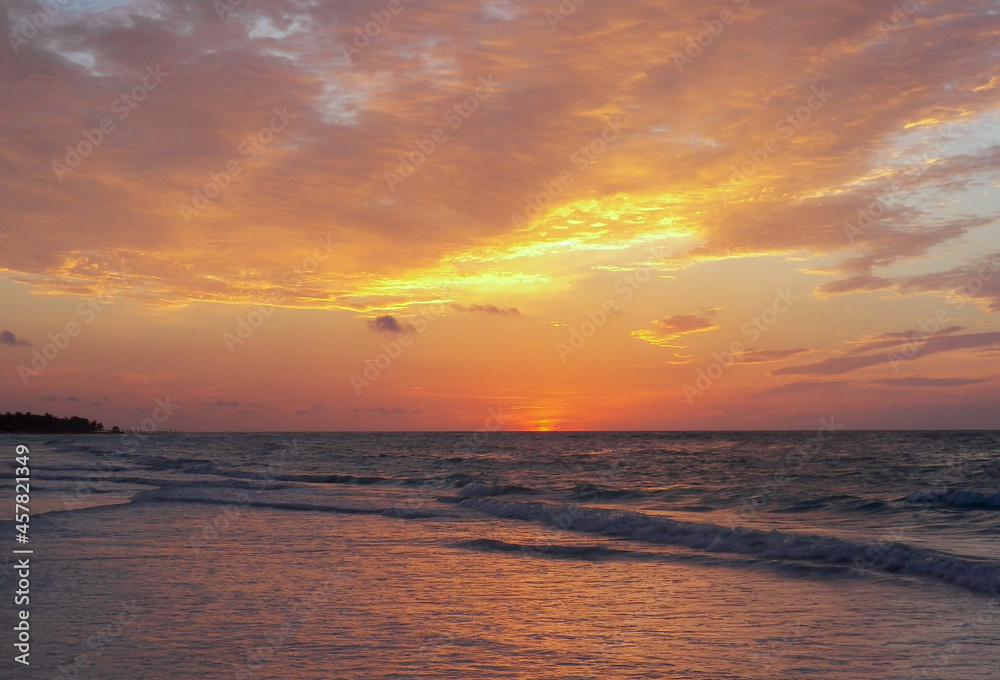 sunset in the beach sunset in the beach
