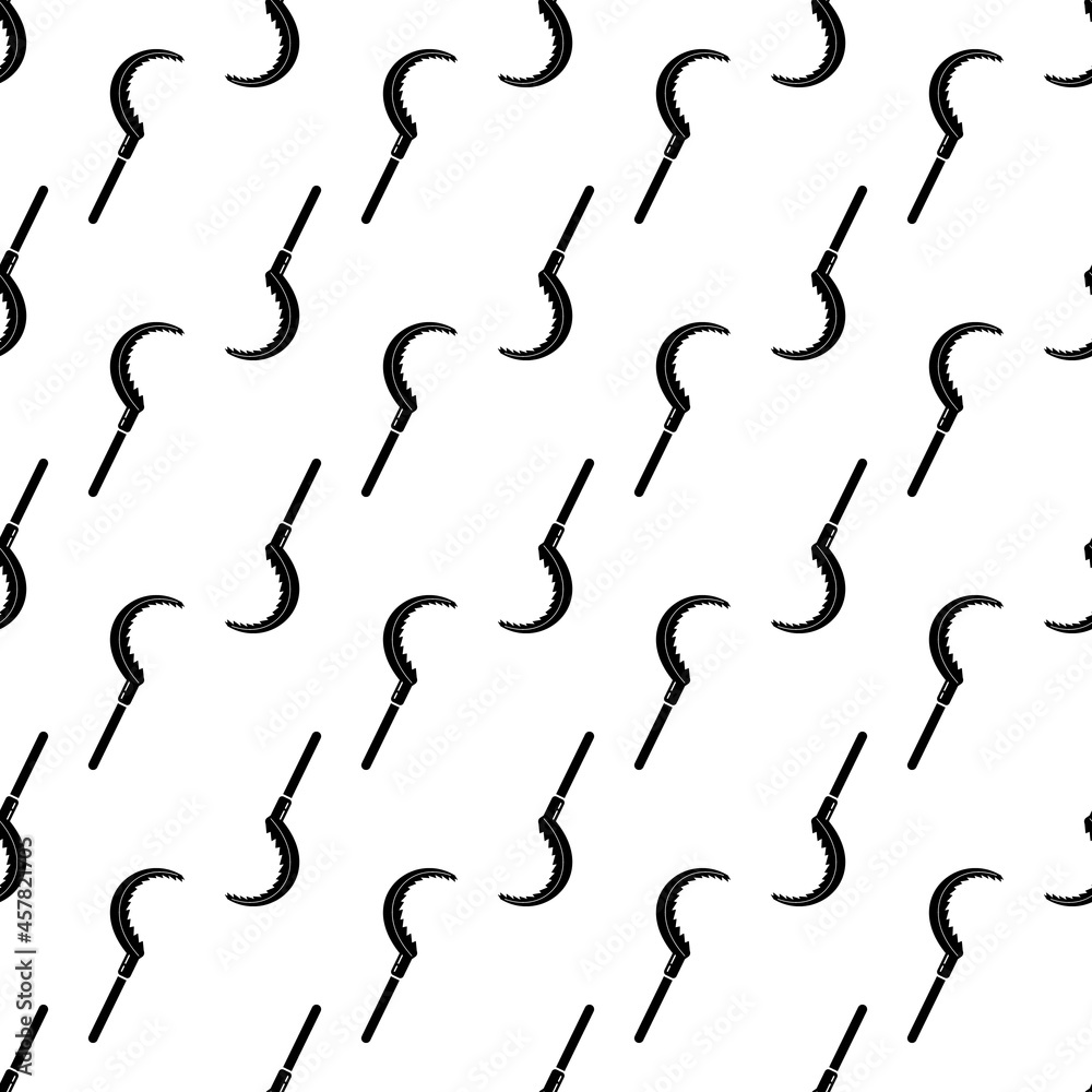 Hand sickle pattern seamless background texture repeat wallpaper geometric vector Hand sickle pattern seamless background texture repeat wallpaper geometric vector