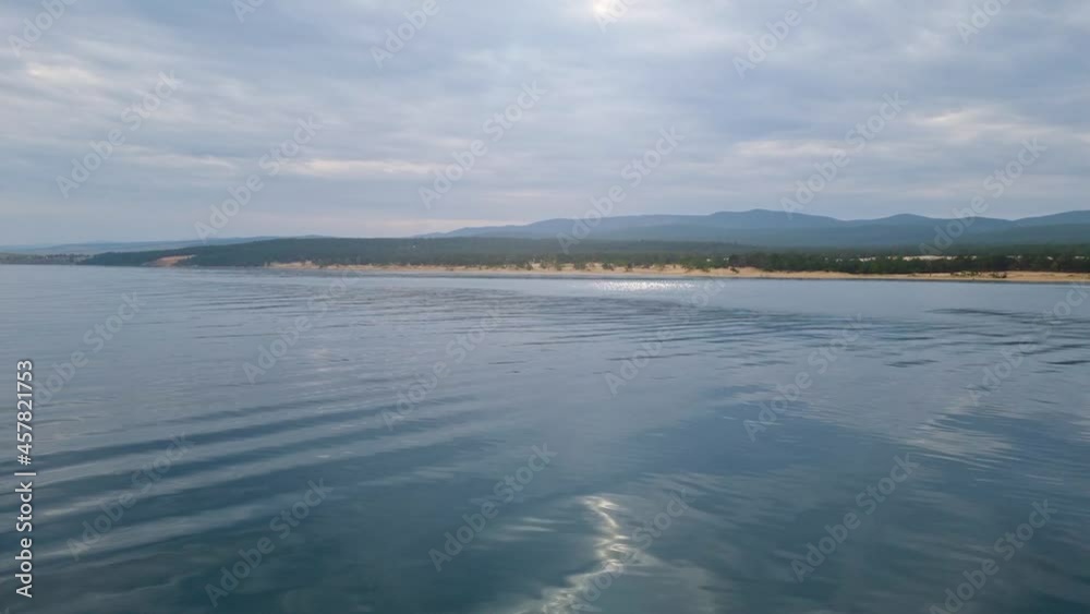 Boat trip along the picturesque coast of Lake Baikal. Boat trip along the picturesque coast of Lake Baikal.