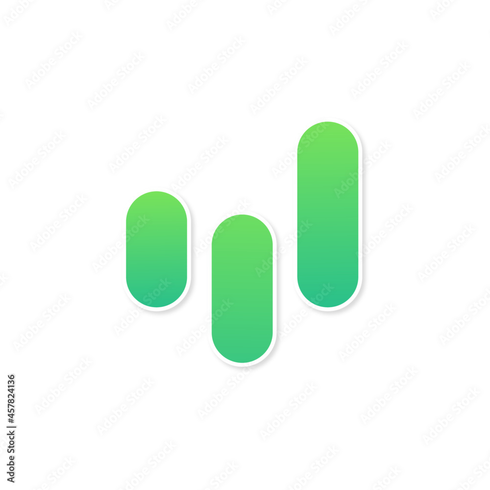 Trading chart logo design Trading chart logo design