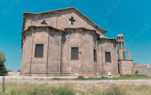 St. Theodoros Trion Church (Uzumlu Kilise) established in 19th century by Ottoman Empire in Derinkuyu Turkey with its seljuk magnificent architecture