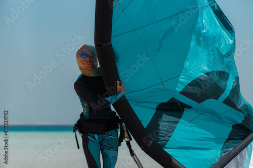 Kiteboarding sport