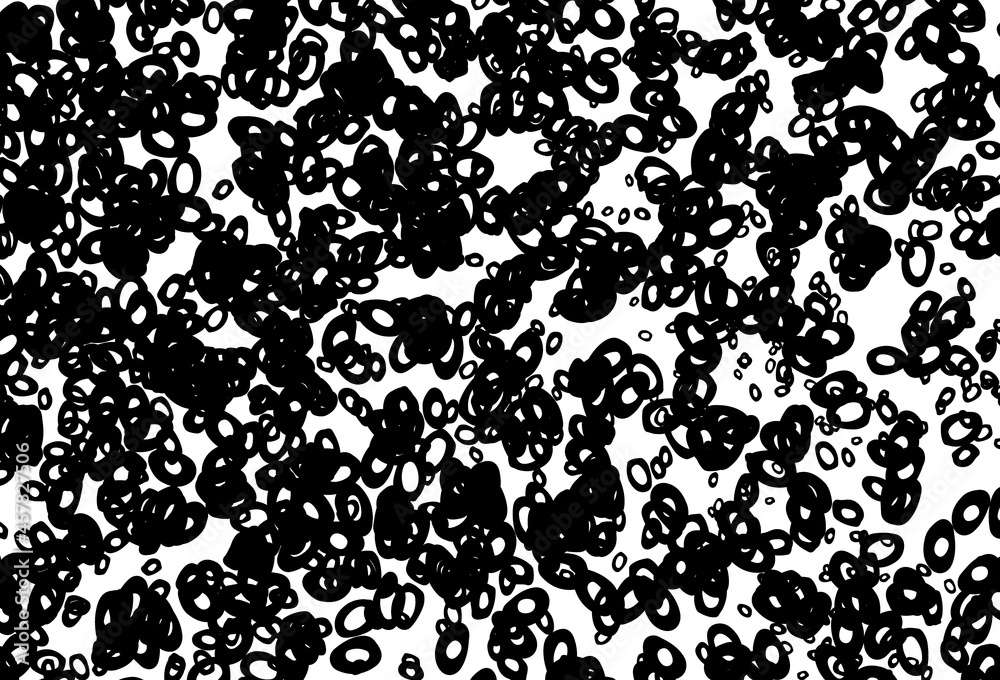Black and white vector template with circles. Black and white vector template with circles.