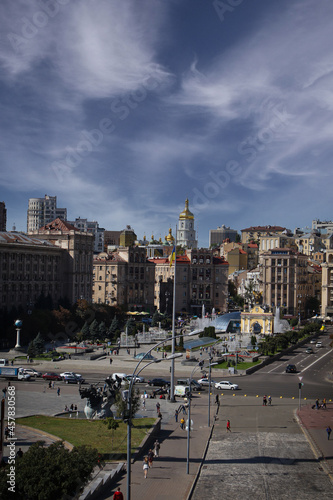 View on khreshchatyk street in Kyiv