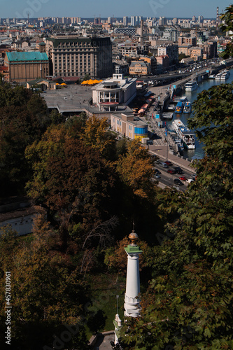 View on Kyiv city