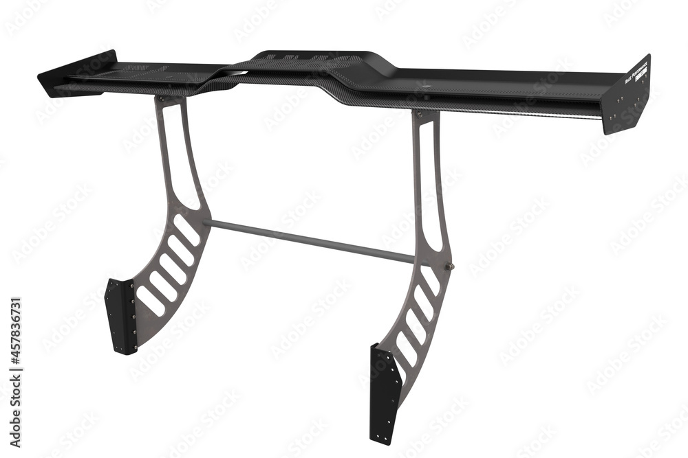 Obraz premium 3D render of a spoiler for a sports car