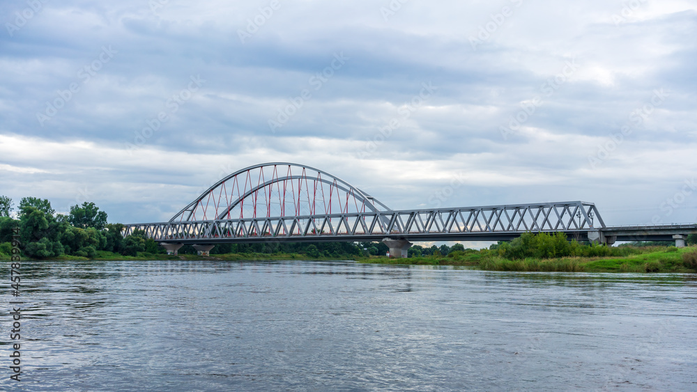 Bridge over the Elbe in Lutherstadt Wittenberg Bridge over the Elbe in Lutherstadt Wittenberg
