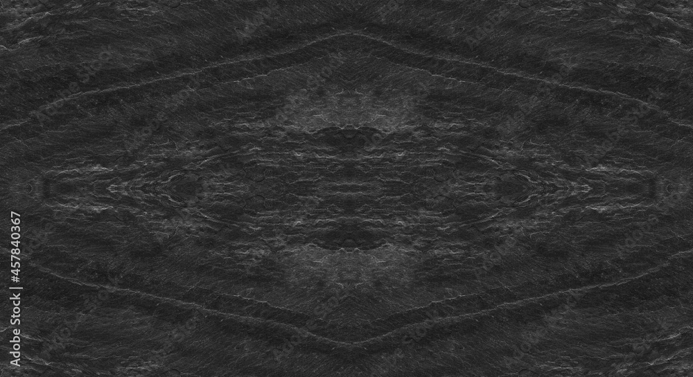Fototapeta premium Gray grunge banner. Abstract stone background. The texture of the stone wall. Close-up.