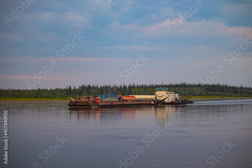 river Aldan. Yakutia Russia