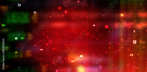 Futuristic Digital Technology Vector Background. Cyber Attack, Ransomware, Malware, Scareware