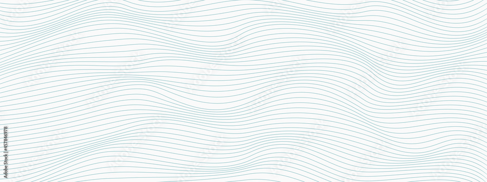 monochrome thin light blue linear abstract curved wavy vertical pattern for background, wallpaper, banner, label etc. vector design