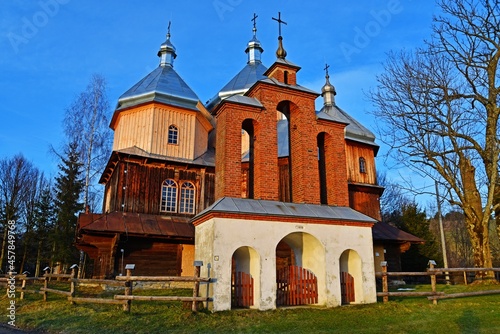 Orthodox church of St. Michael the Archangel in Bystre, Bieszczady Mountains