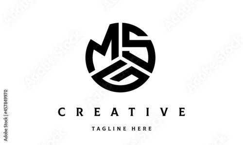 MSG creative circle three letter logo