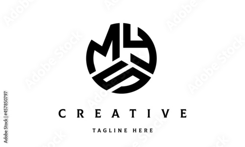 MYS creative circle three letter logo