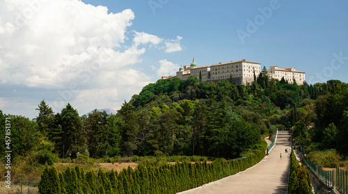 View of the monastery at Monte Cassino  photo