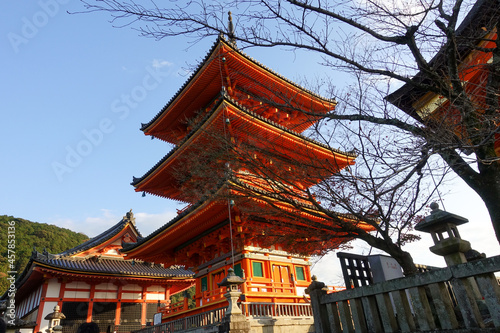 Kiyomizu Temple, Buddhist temple,  in Kyoto, Japan
