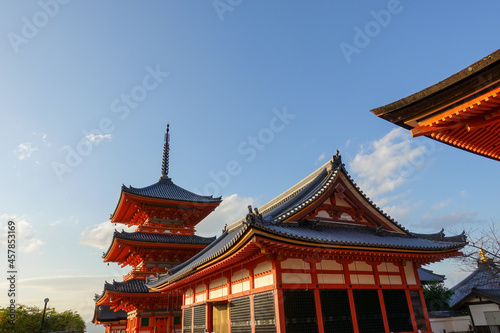 Kiyomizu Temple, Buddhist temple, in Kyoto, Japan