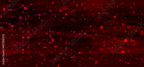Futuristic Digital Technology Vector Background. Cyber Attack, Ransomware, Malware, Scareware Concept