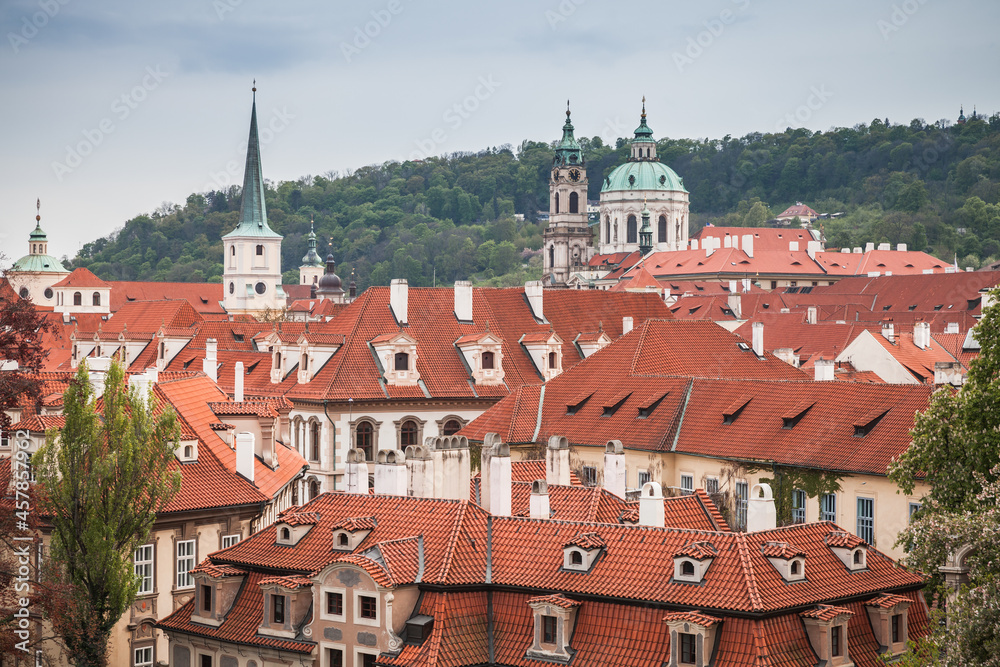 Obraz premium Prague old town on a summer day