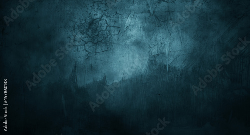 Slika na platnu Dark wall halloween background concept