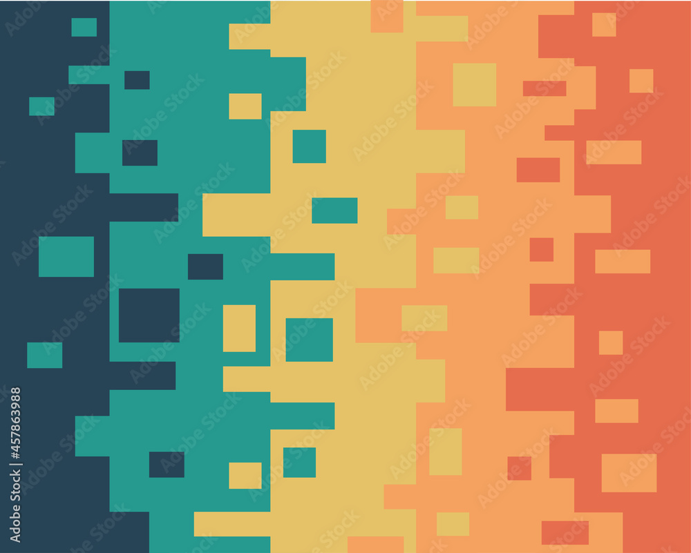 Obraz premium Rainbow abstract square paint background