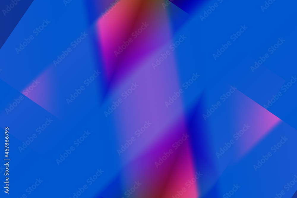 Abstract blue background. Geometric shapes colorful graphic