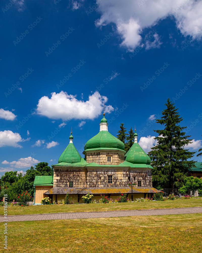 Wood Church Saint Michael's in Plyasheva - Battle of Berestechko place.