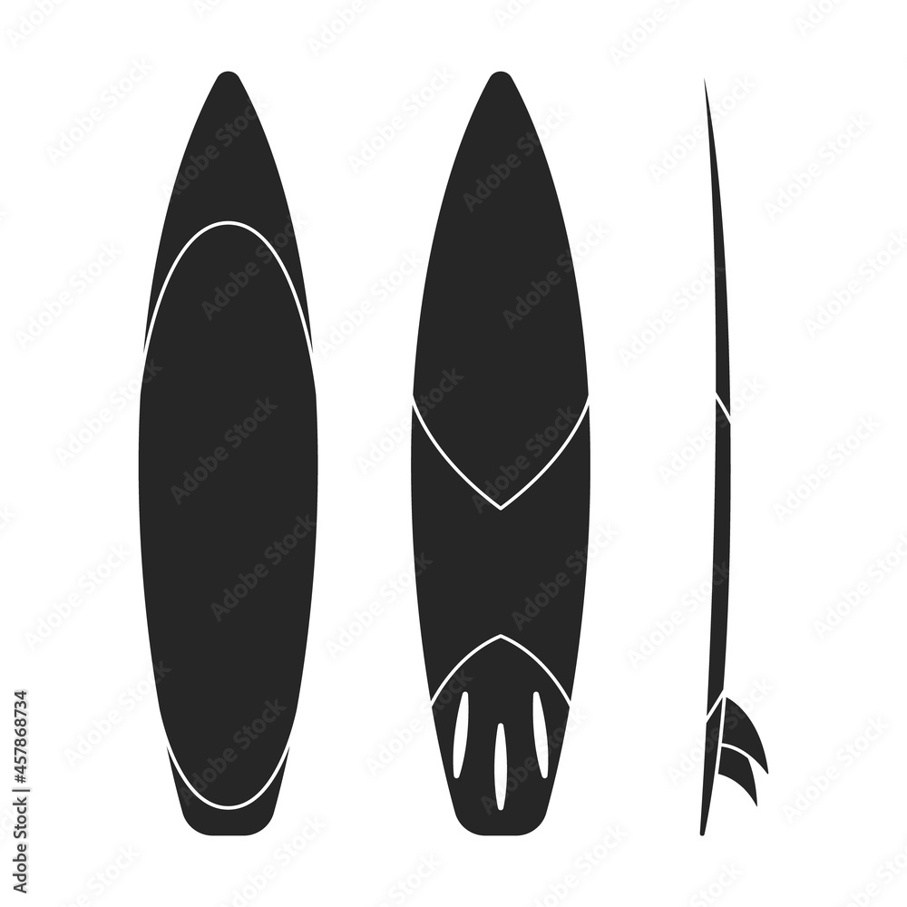 Surfboard vector black set icon.Vector illustration surfboard for wave.Isolated icon hawaii of surf board. Surfboard vector black set icon.Vector illustration surfboard for wave.Isolated icon hawaii of surf board.