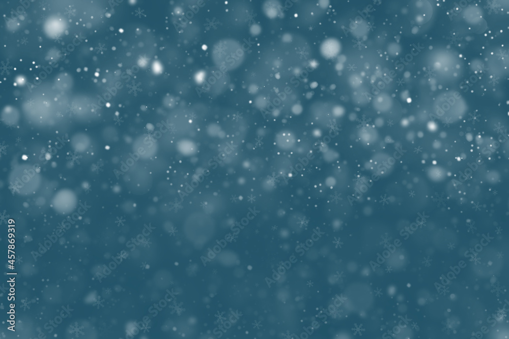 Snowing background for winter time. Beautiful decoration for your christmas ideas.