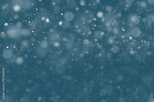 Snowing background for winter time. Beautiful decoration for your christmas ideas.