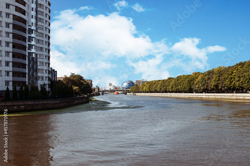 modern cityscape with river © Radnatt