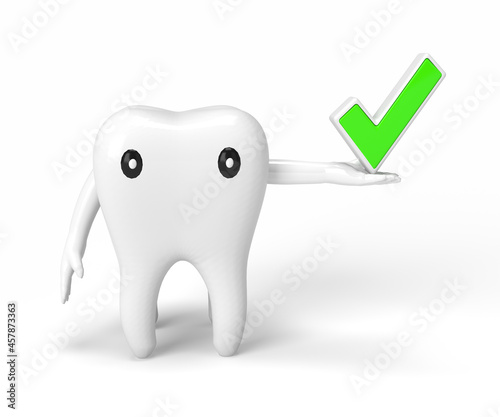 3D character and check