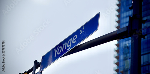 Photography The Yonge street sign.
