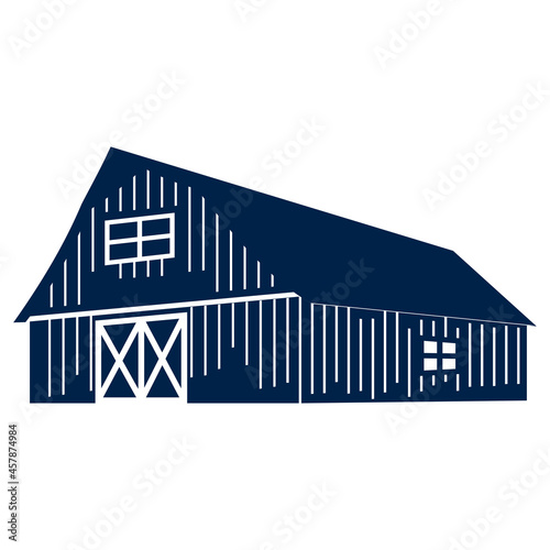 Barn icon logo company. isolated on white background.