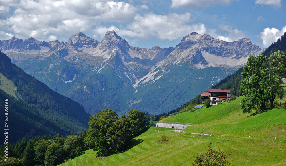 Hornbachkette, Allgäuer Alpen, Österreich, Tirol, Standort: Bschlabs an der Hahntennjoch-Passstraße