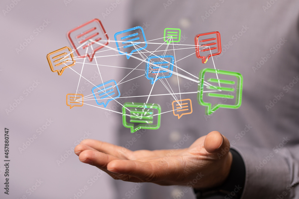 email on computer Businessman is working to important reminder email on computer Businessman is working to important reminder