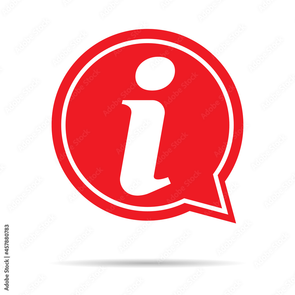 Information help icon, helpdesk info bubble desk. Vector sing isolated on white background Information help icon, helpdesk info bubble desk. Vector sing isolated on white background