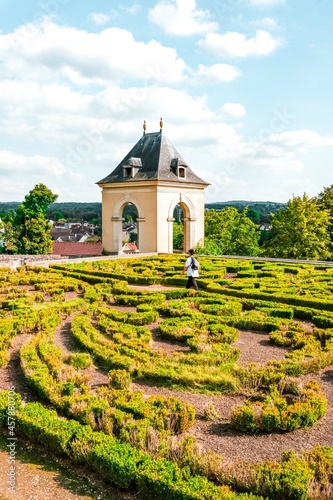 Photos jardin château ile de France Auvers sur Oise