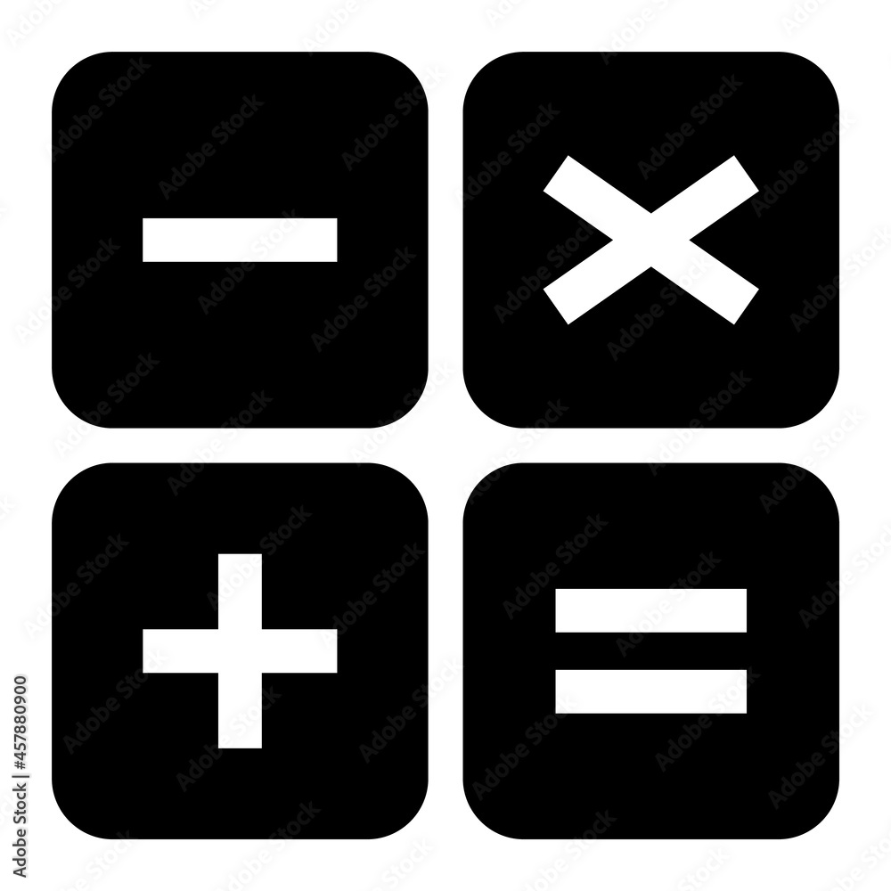 Plus, minus, multiply and equal to mathematics symbol, education maths icon, web element vector illustration design Plus, minus, multiply and equal to mathematics symbol, education maths icon, web element vector illustration design