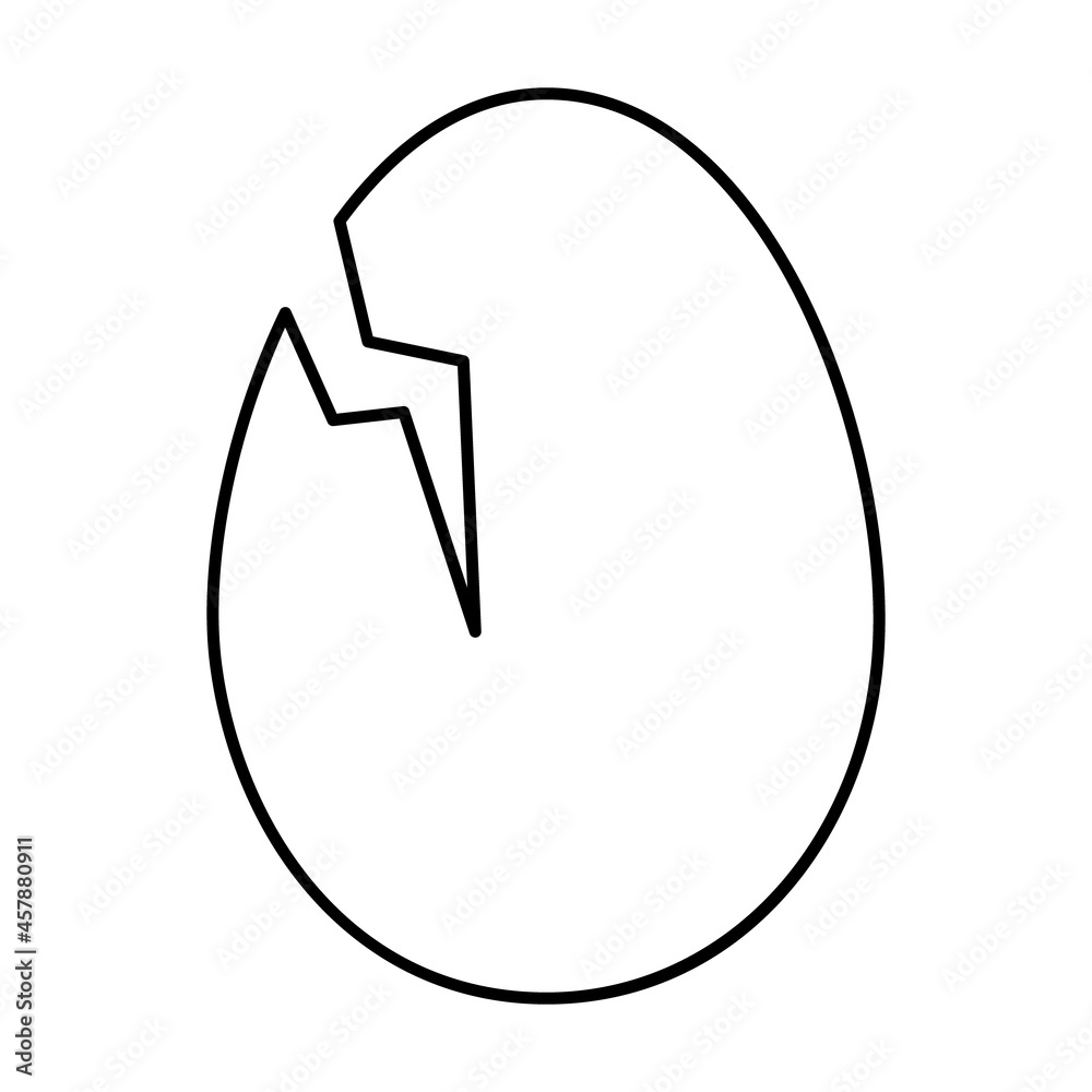 Broken Egg icon, shell easter symbol, healthy nature food, vector illustration, farm organic protein Broken Egg icon, shell easter symbol, healthy nature food, vector illustration, farm organic protein