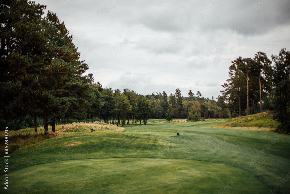 Swedish golf course at the end of the summer 2 Swedish golf course at the end of the summer 2