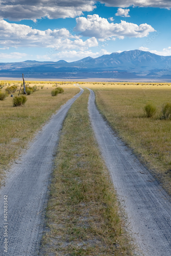 Lonely Desert Road, East Side of Sierra Nevadas