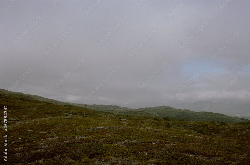 clouds over the mountains