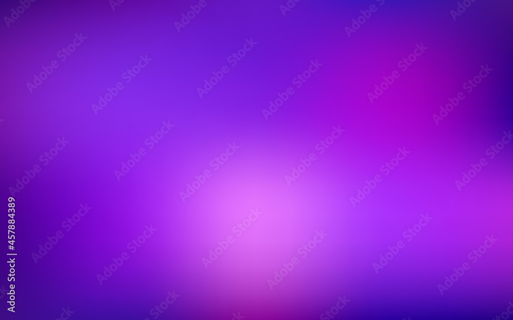 Light purple, pink vector blur backdrop.