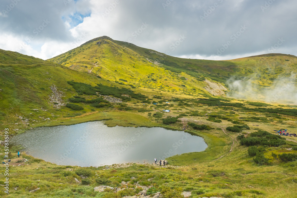 Mountain lake Nesamovyte, Montenegrin ridge