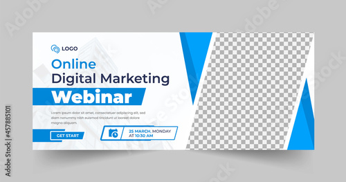 Webinar web banner template