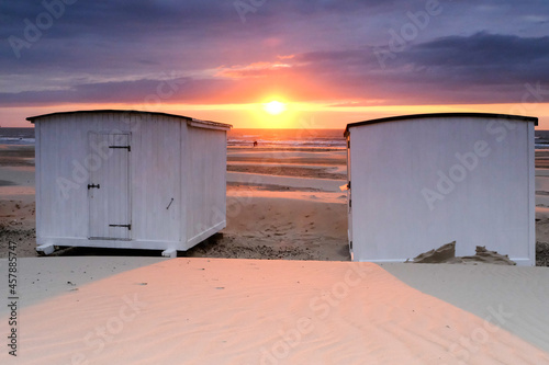Gorgeous Sunset on the Coast of northern Jutland, Denmark, Europe © Erich 